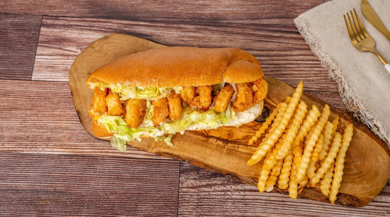 Big Snappers sandwich and fries